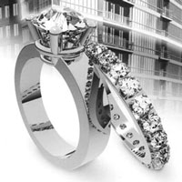 Wedding and engagement rings for Platinum Odyssey brochure
